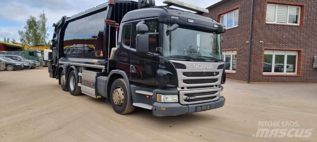 Scania P340 Gas Renovationslastbiler