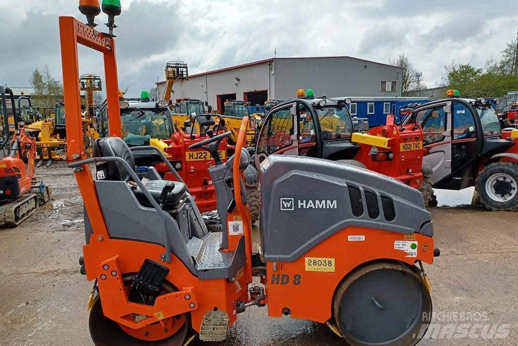 Hamm HD 8 VV Tvilling tromle