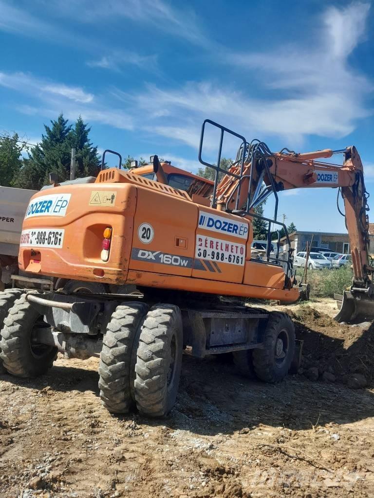 Doosan DX 160 W-3 Gravemaskiner på hjul