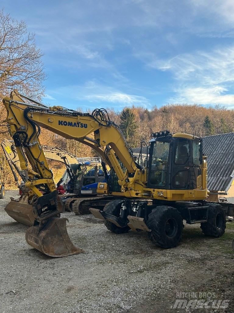 Komatsu Pw118mr11 Gravemaskiner på hjul