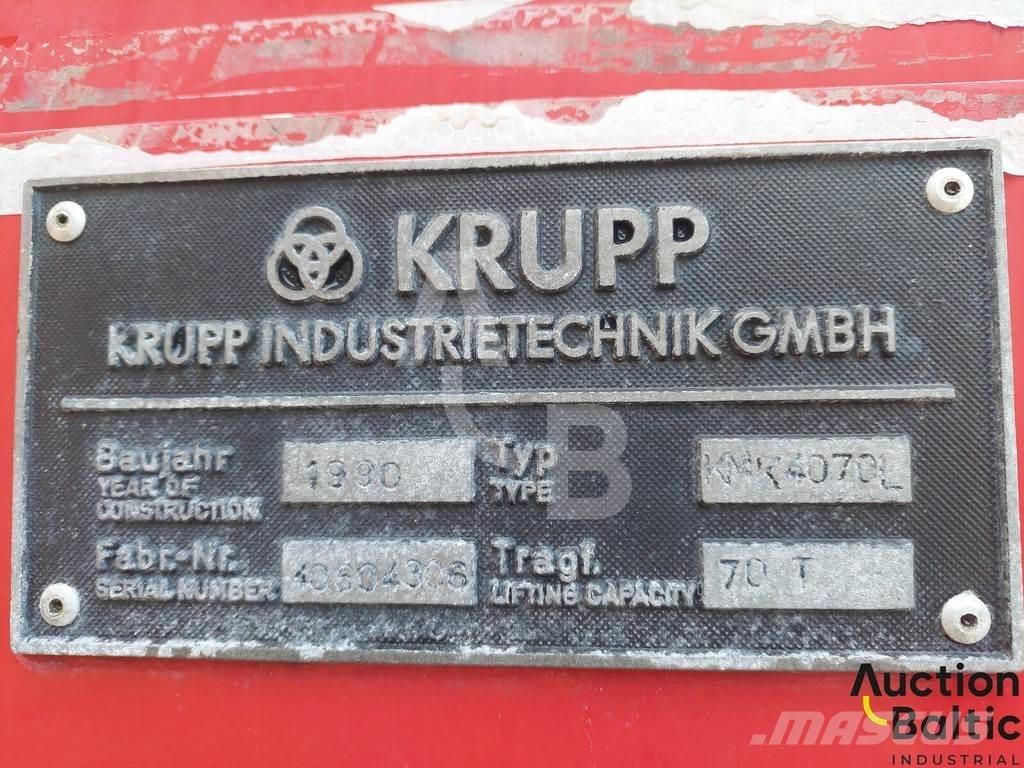 Krupp 4070L Lastbil med kran