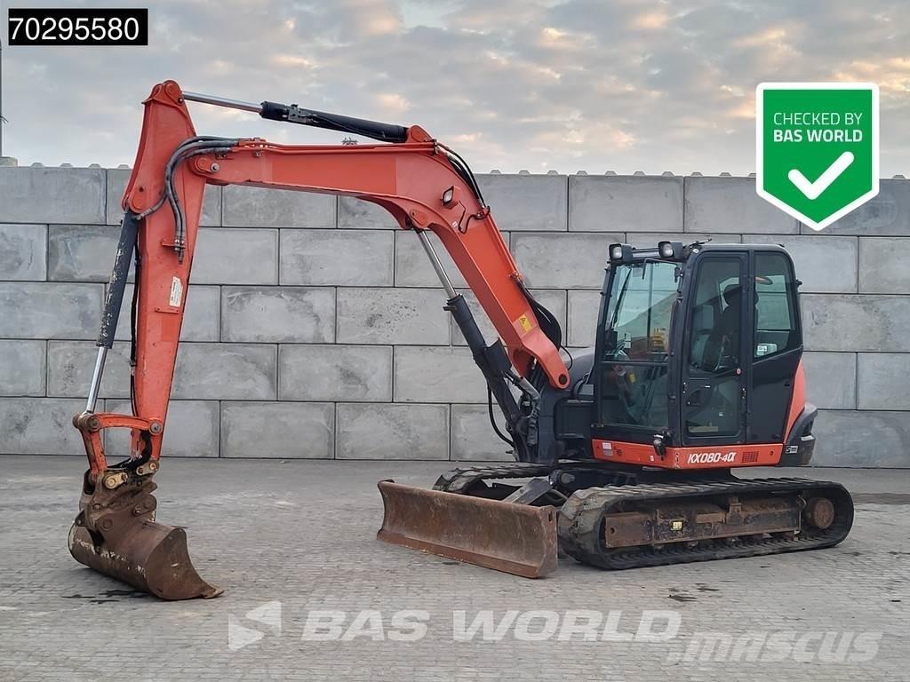 Kubota KX080-4a Minigravemaskiner