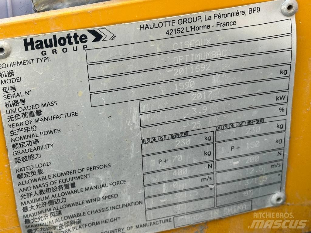 Haulotte OPTIMUM 8 Saxlifte
