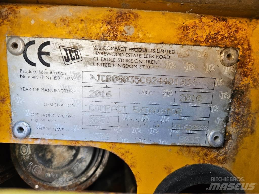 JCB 8035 Minigravemaskiner