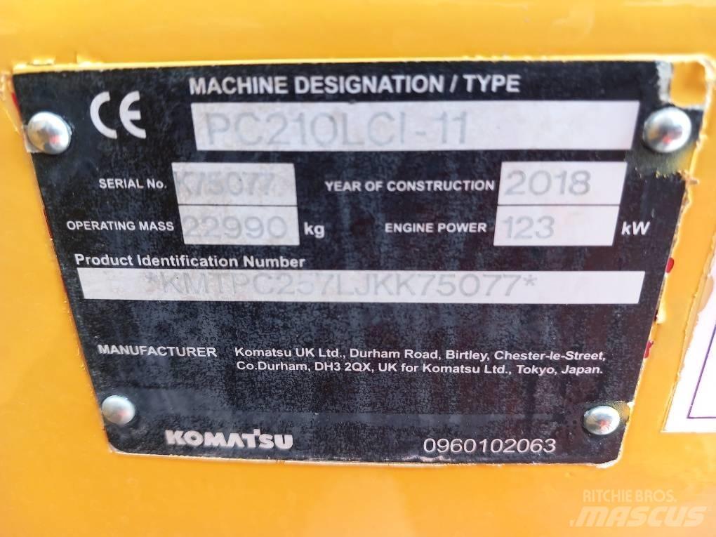 Komatsu PC210LCI-11 Gravemaskiner på larvebånd