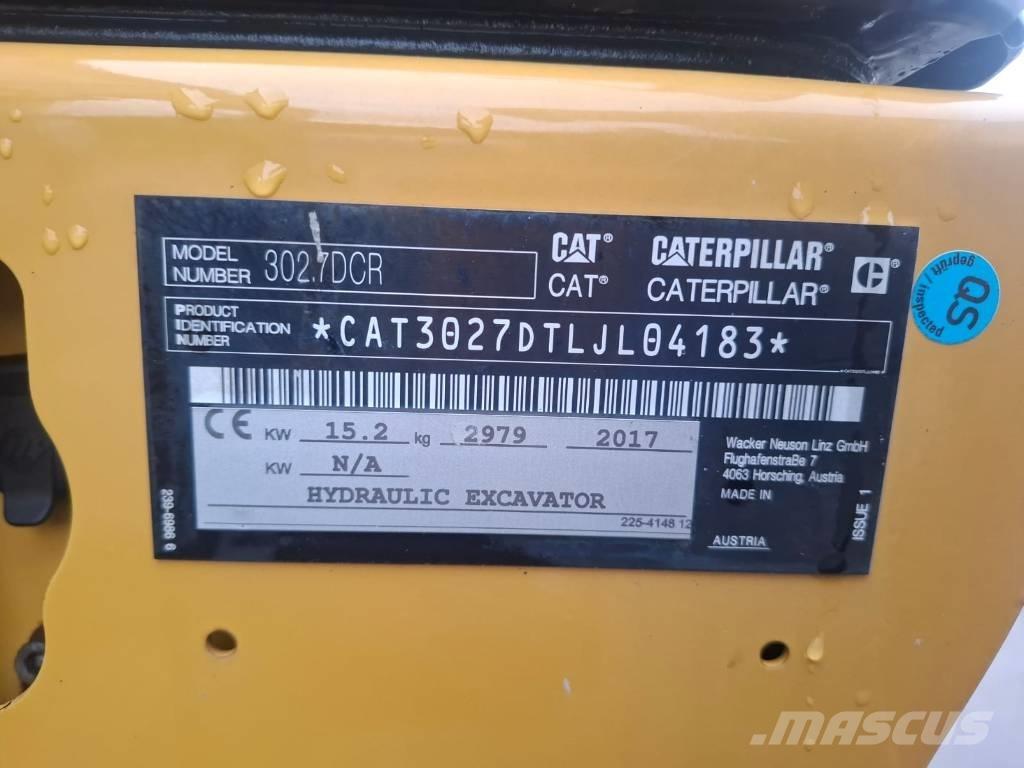 CAT 302.7 D CR Minigravemaskiner