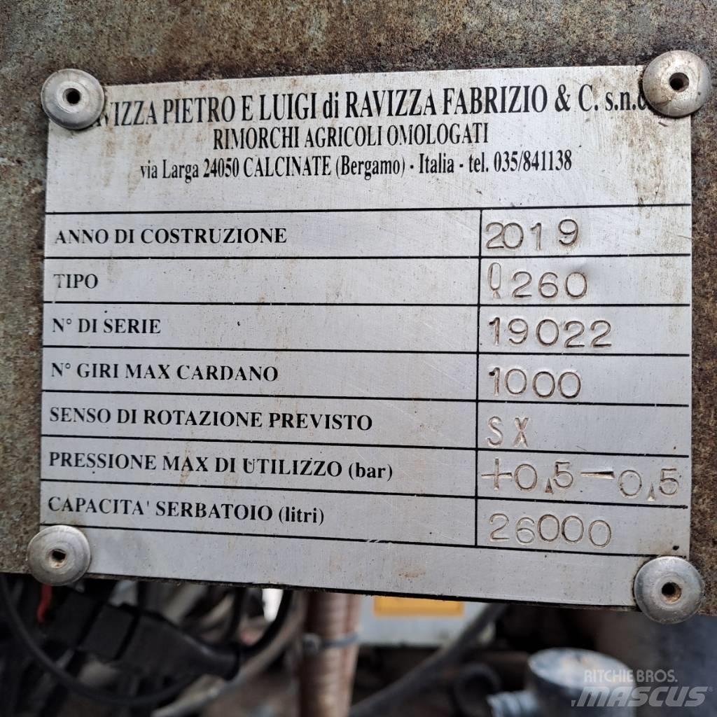  RAVIZZA CB260S4ASIB Gyllevogne/Slamsugere