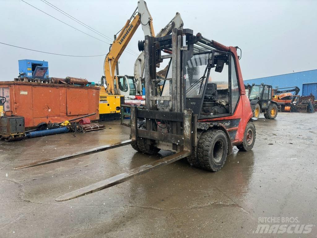 Linde H70D Diesel gaffeltrucks