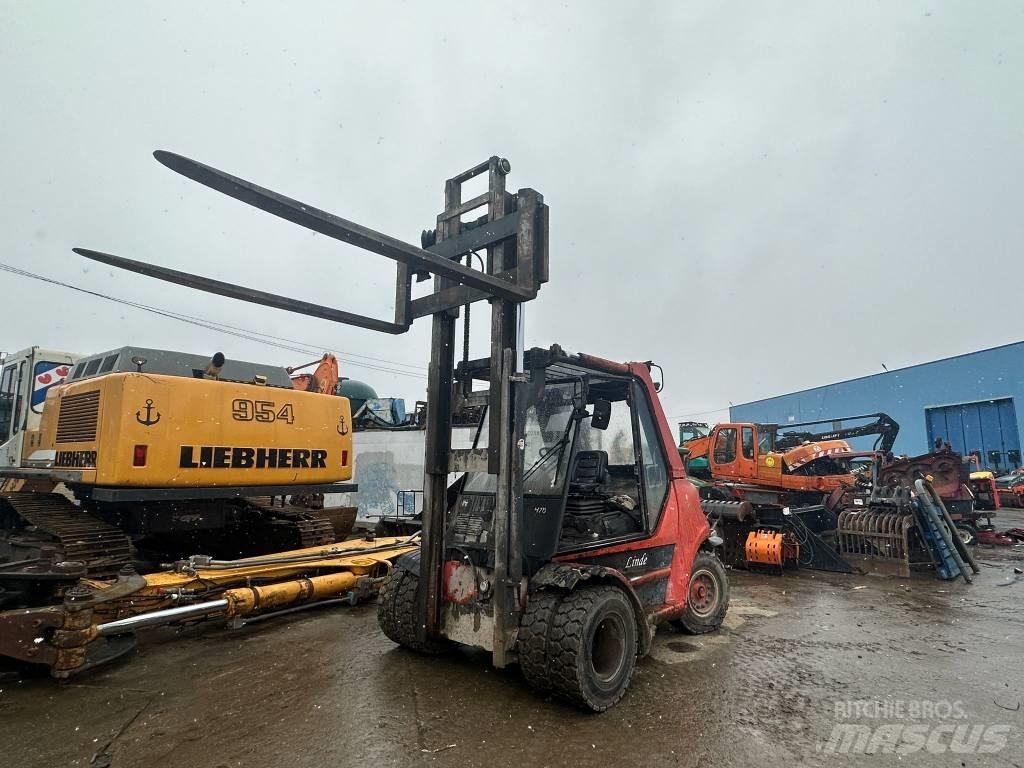Linde H70D Diesel gaffeltrucks