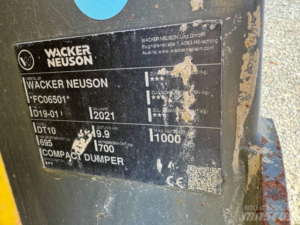 Wacker Neuson DT10 Bælte-tipvogn