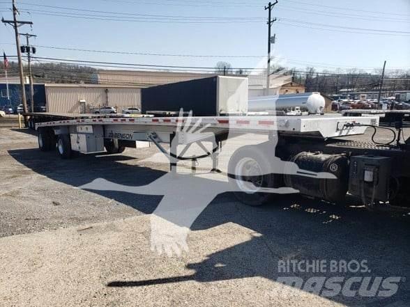 Benson ALUM FLATBED Semi-trailer med lad/flatbed