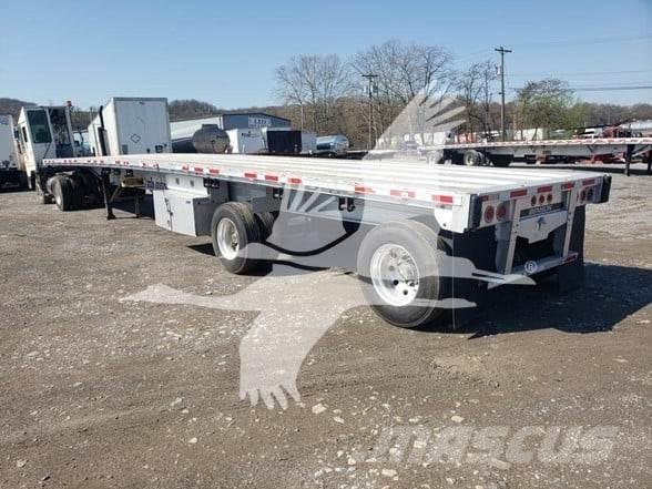 Benson ALUM FLATBED Semi-trailer med lad/flatbed