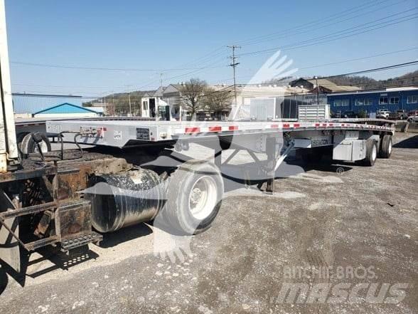 Benson ALUM FLATBED Semi-trailer med lad/flatbed