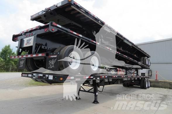Manac EXTENDABLE Semi-trailer med lad/flatbed