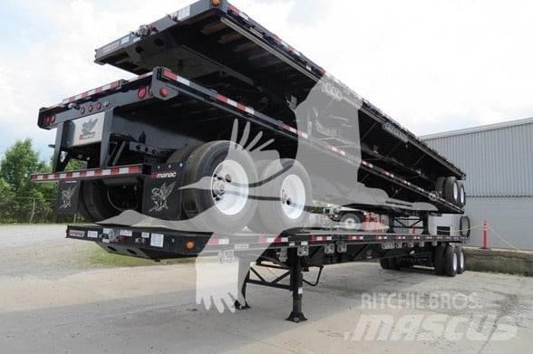 Manac EXTENDABLE Semi-trailer med lad/flatbed