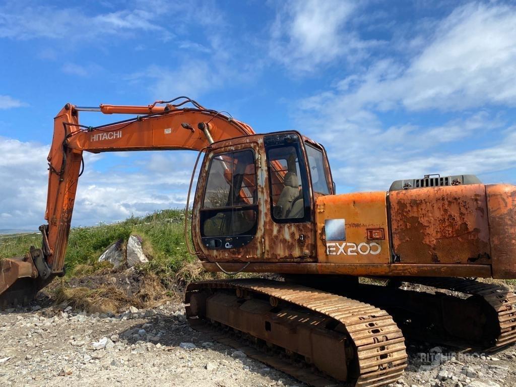 Hitachi EX 200-5 Gravemaskiner på larvebånd