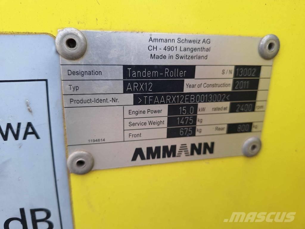Ammann ARX 12 Tvilling tromle