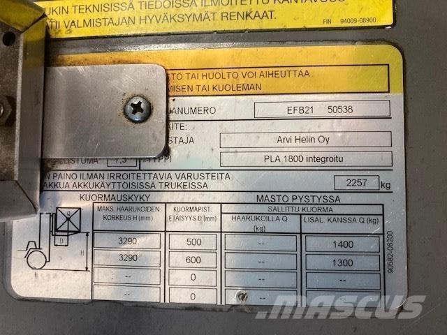 Mitsubishi FB15PNT El gaffeltrucks