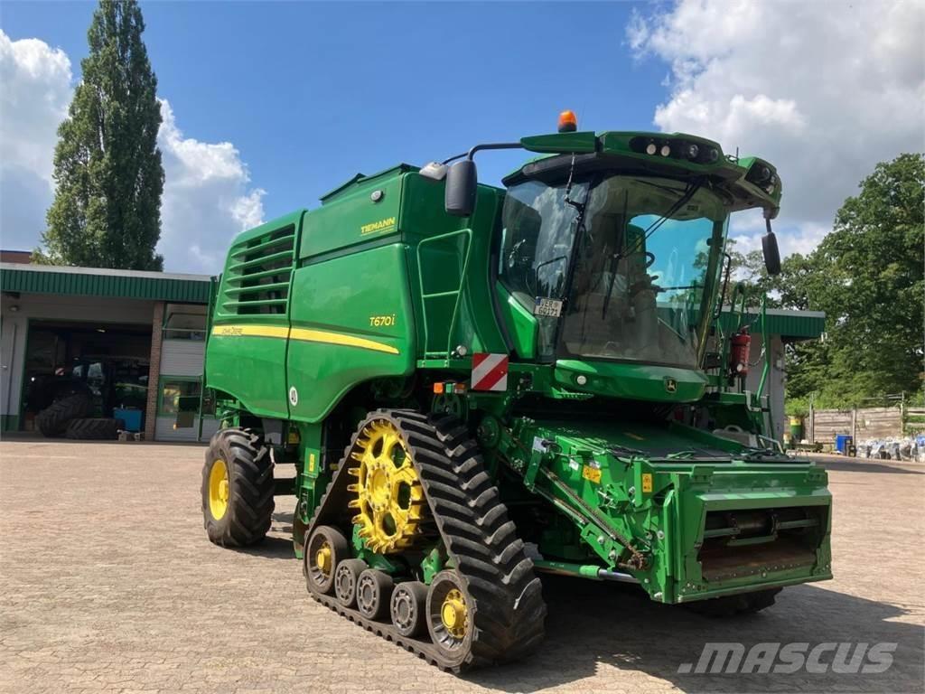 John Deere T670 Mejetærskere