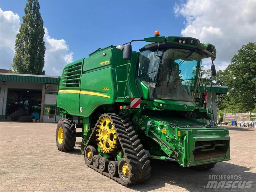 John Deere T670 Mejetærskere