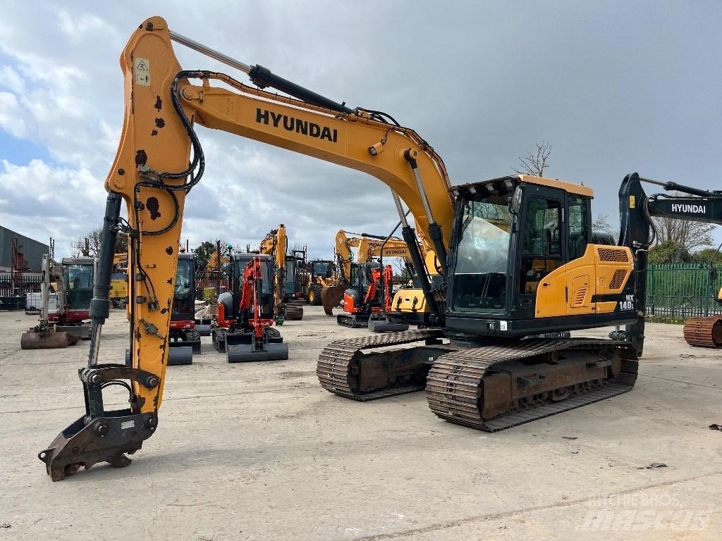 Hyundai HX140L Gravemaskiner på larvebånd