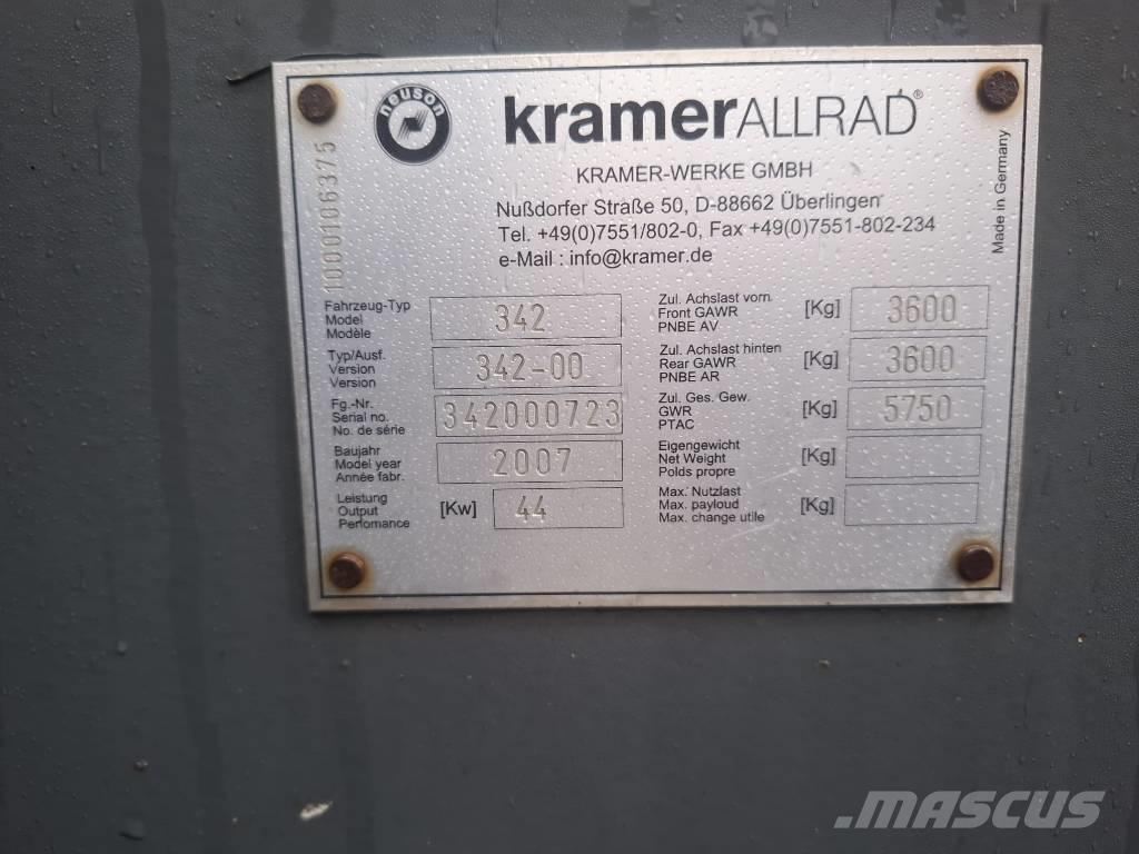 Kramer 380 Læssemaskiner på hjul