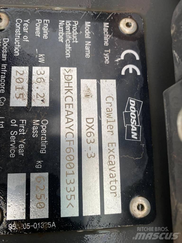 Doosan DX 63-3 Minigravemaskiner
