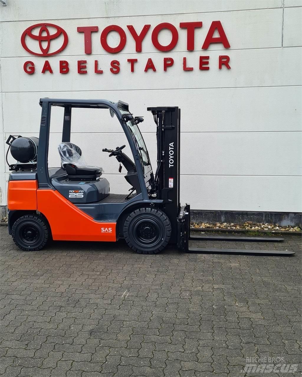 Toyota 02-8FGF25 LPG gaffeltrucks