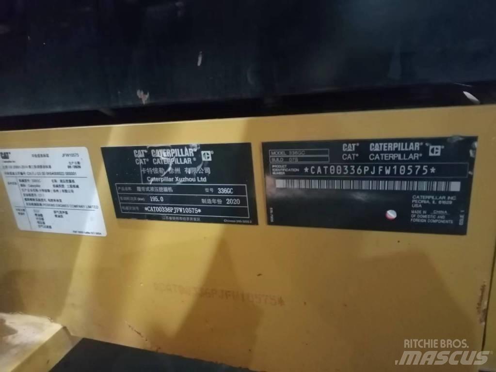 CAT 2020 CAT 336Gc Gravemaskiner på hjul