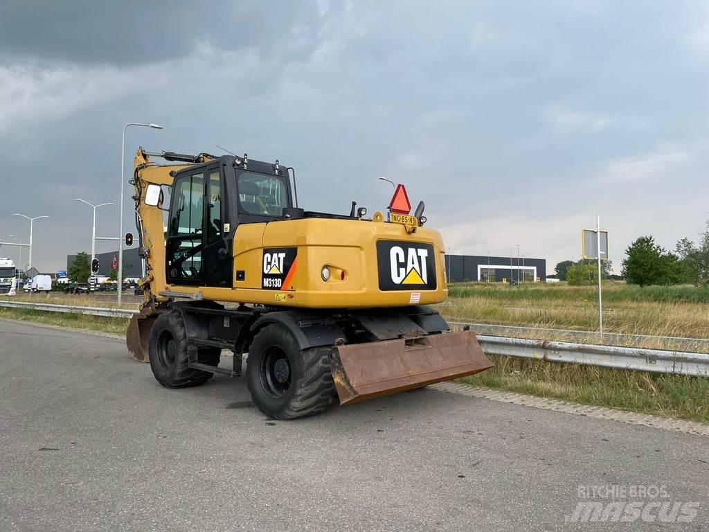 CAT M313D - CE Gravemaskiner på hjul