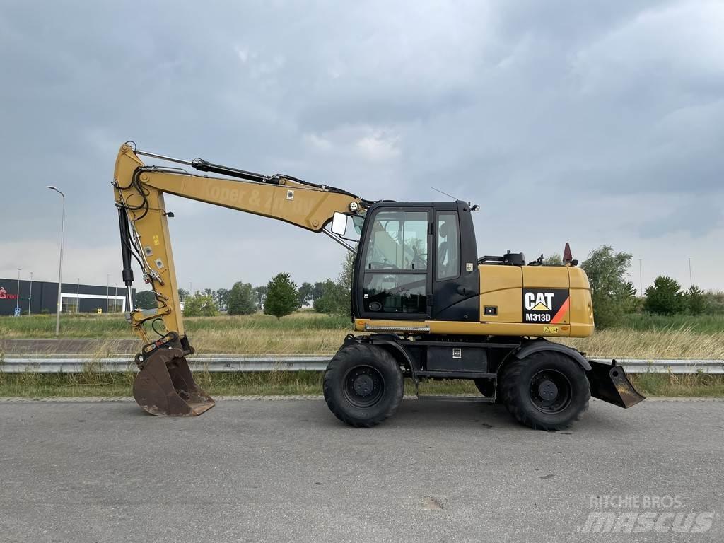 CAT M313D - CE Gravemaskiner på hjul