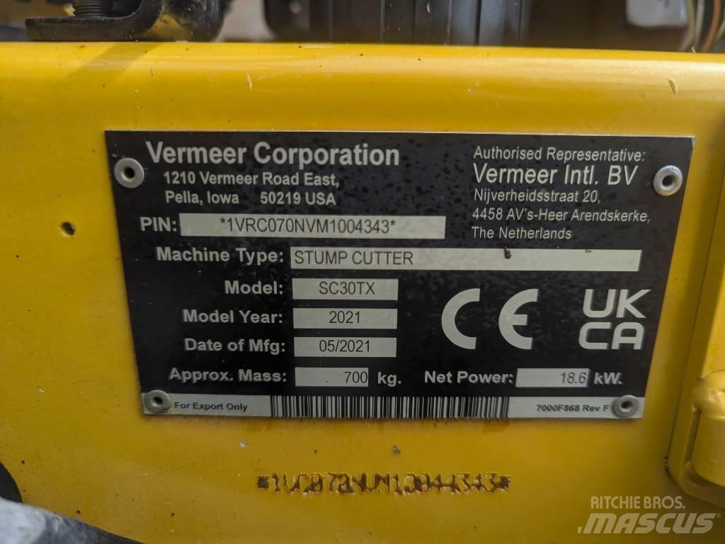 Vermeer SC30TX Stubfræsere