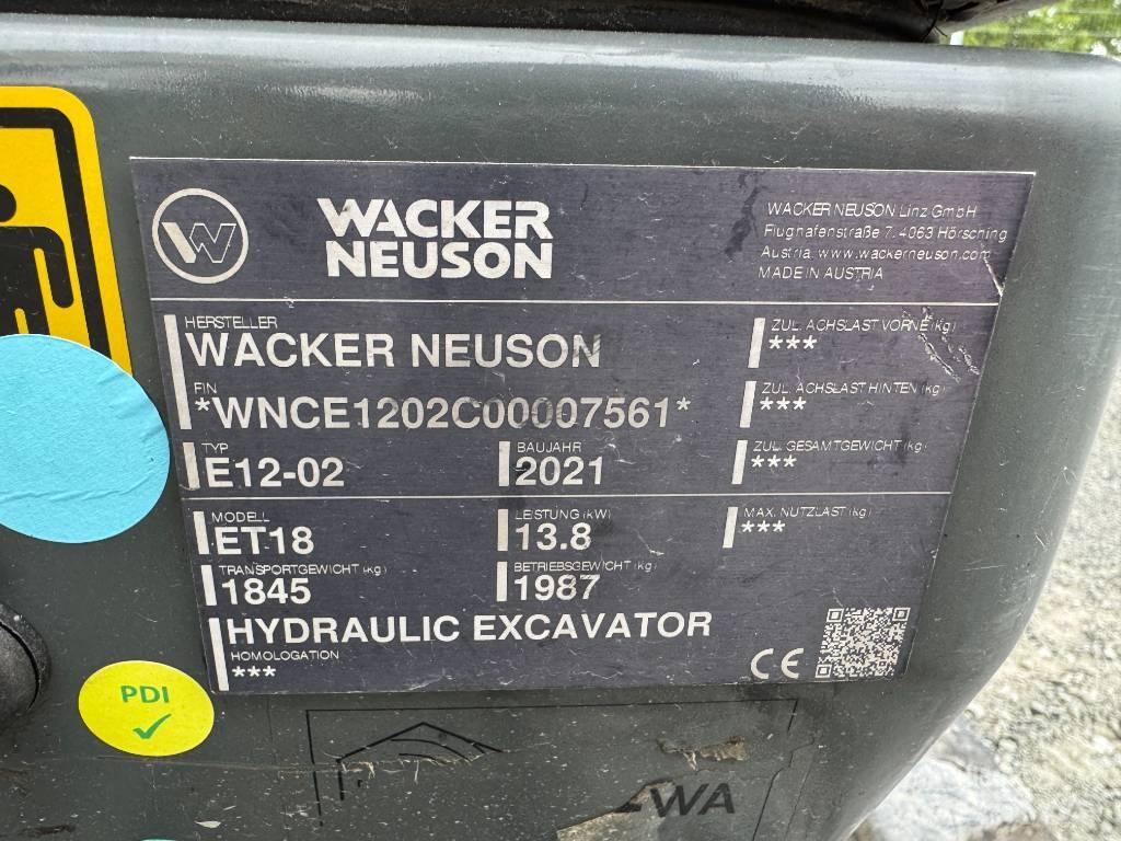 Wacker Neuson ET18 Gravemaskiner på larvebånd