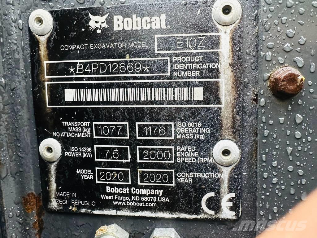 Bobcat E 10z Minigravemaskiner