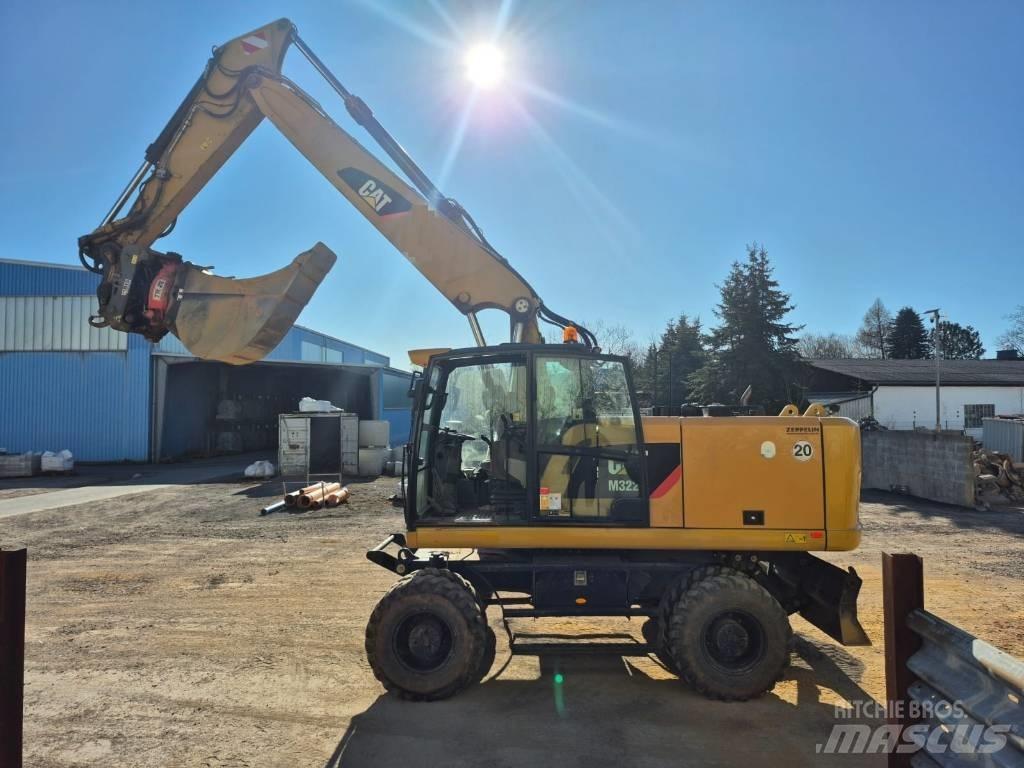CAT M322F Gravemaskiner på hjul