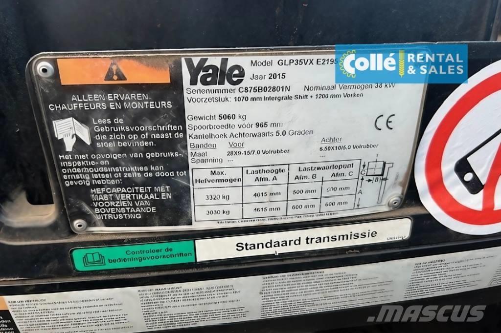 Yale GLP 35 VX | 2015 LPG gaffeltrucks