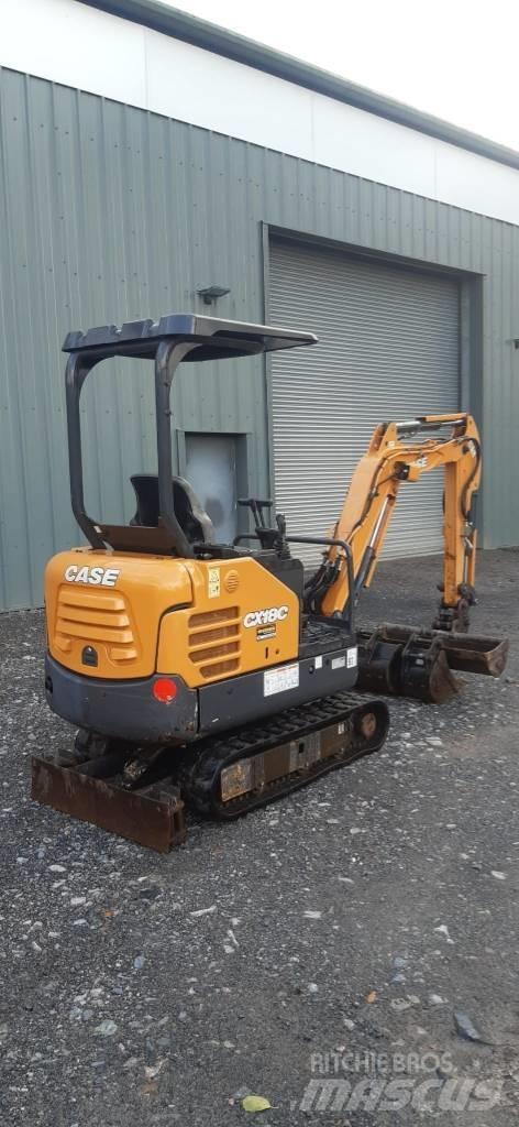 CASE CX18C CANOPY Minigravemaskiner
