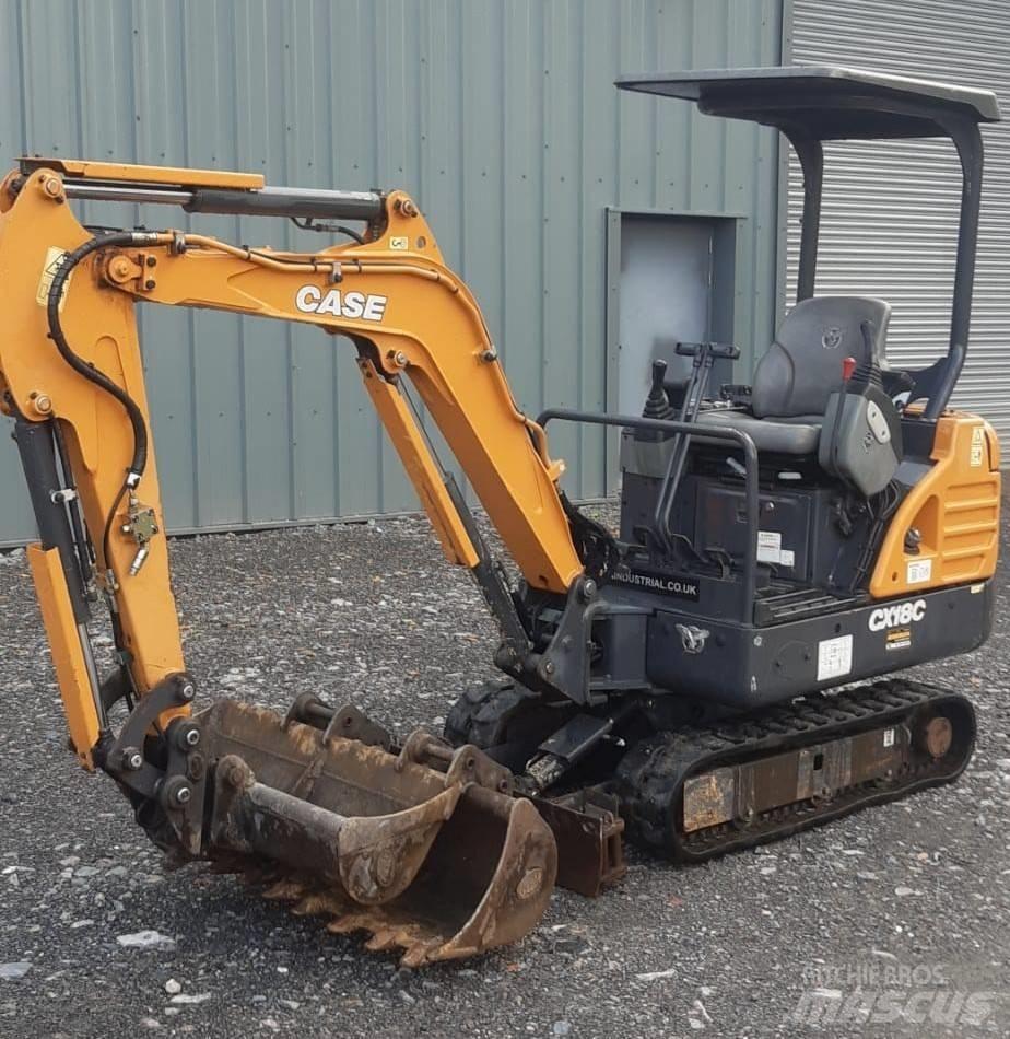 CASE CX18C CANOPY Minigravemaskiner
