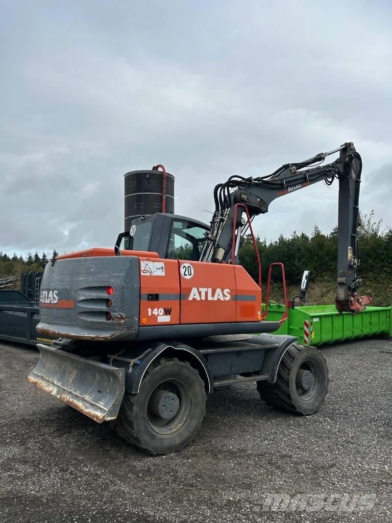 Atlas 140 W Gravemaskiner på hjul