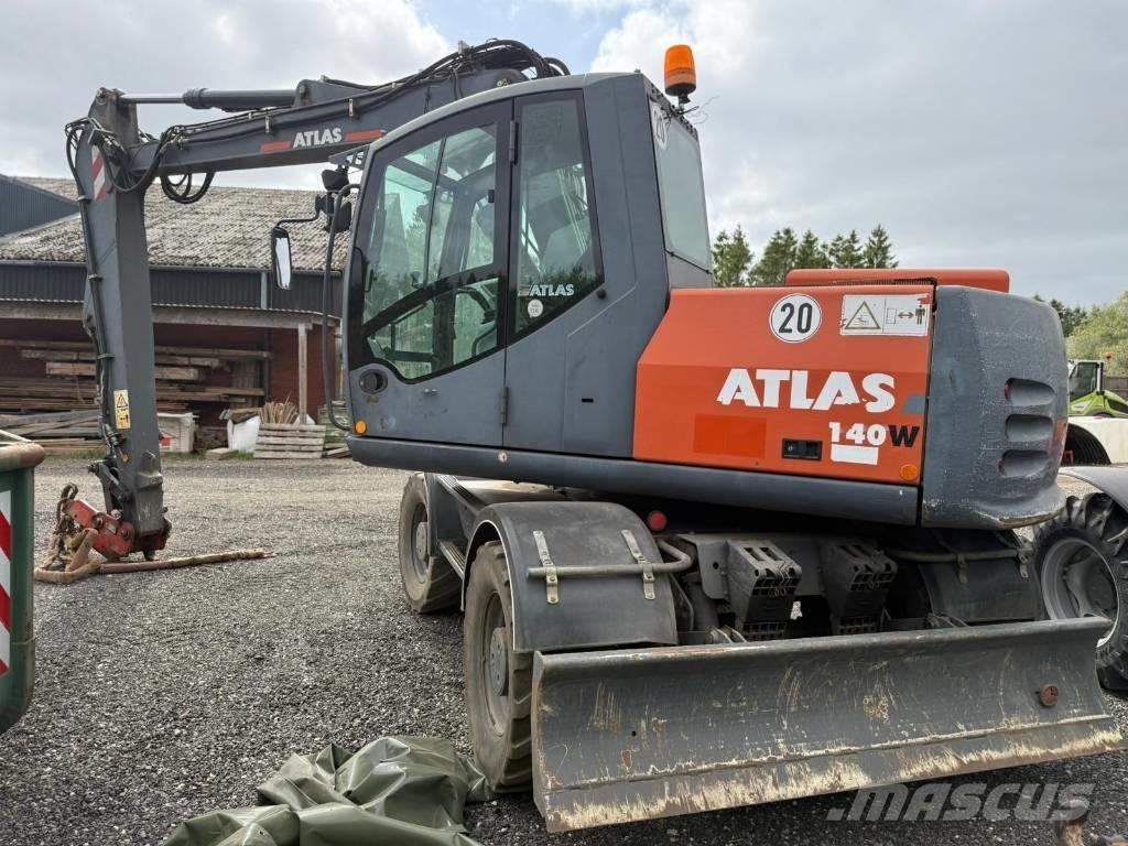Atlas 140 W Gravemaskiner på hjul