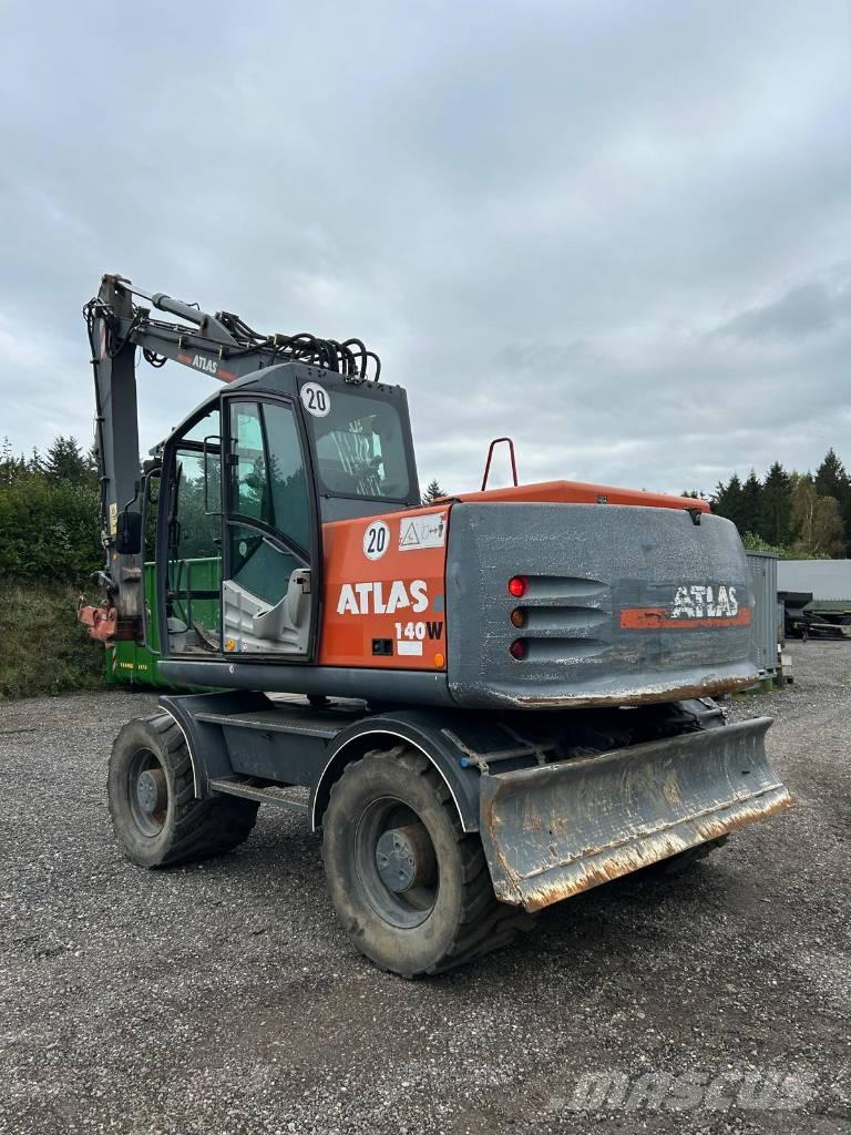Atlas 140 W Gravemaskiner på hjul