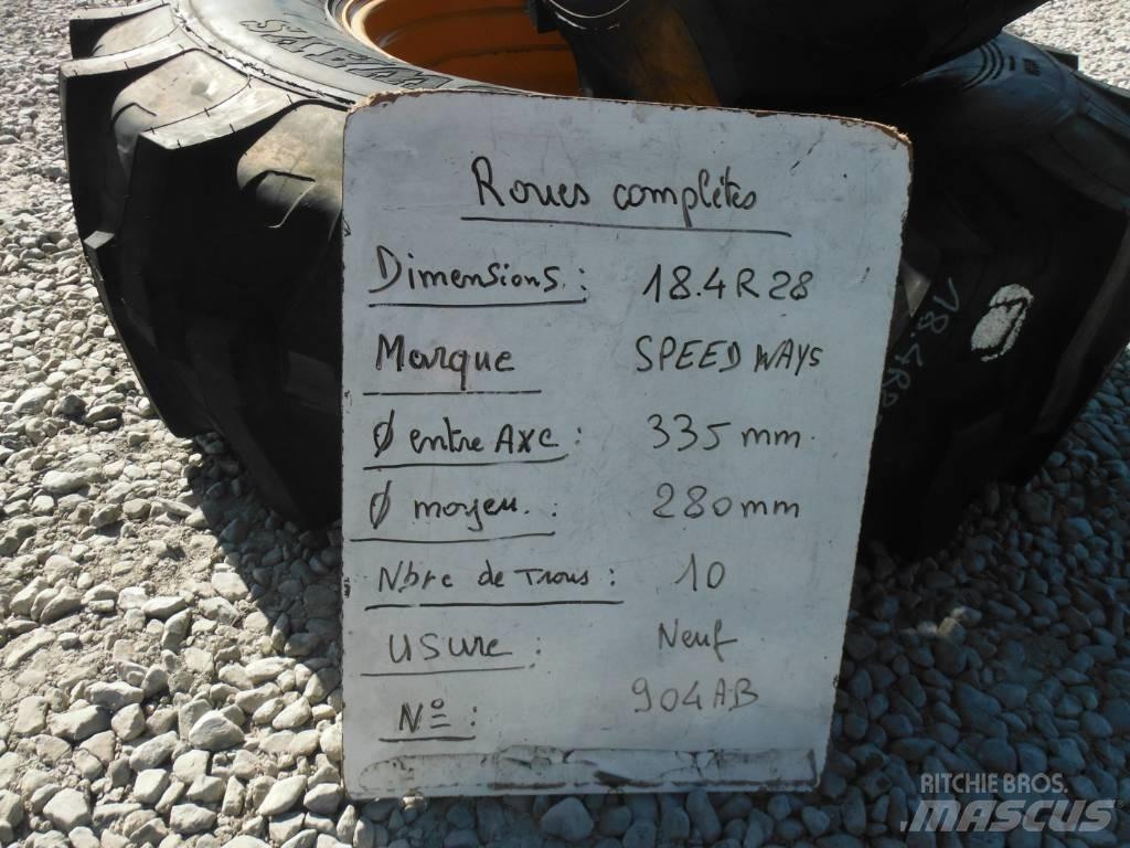  SPEEDWAYS 18.4R28 Hjul, Dæk og Fælge
