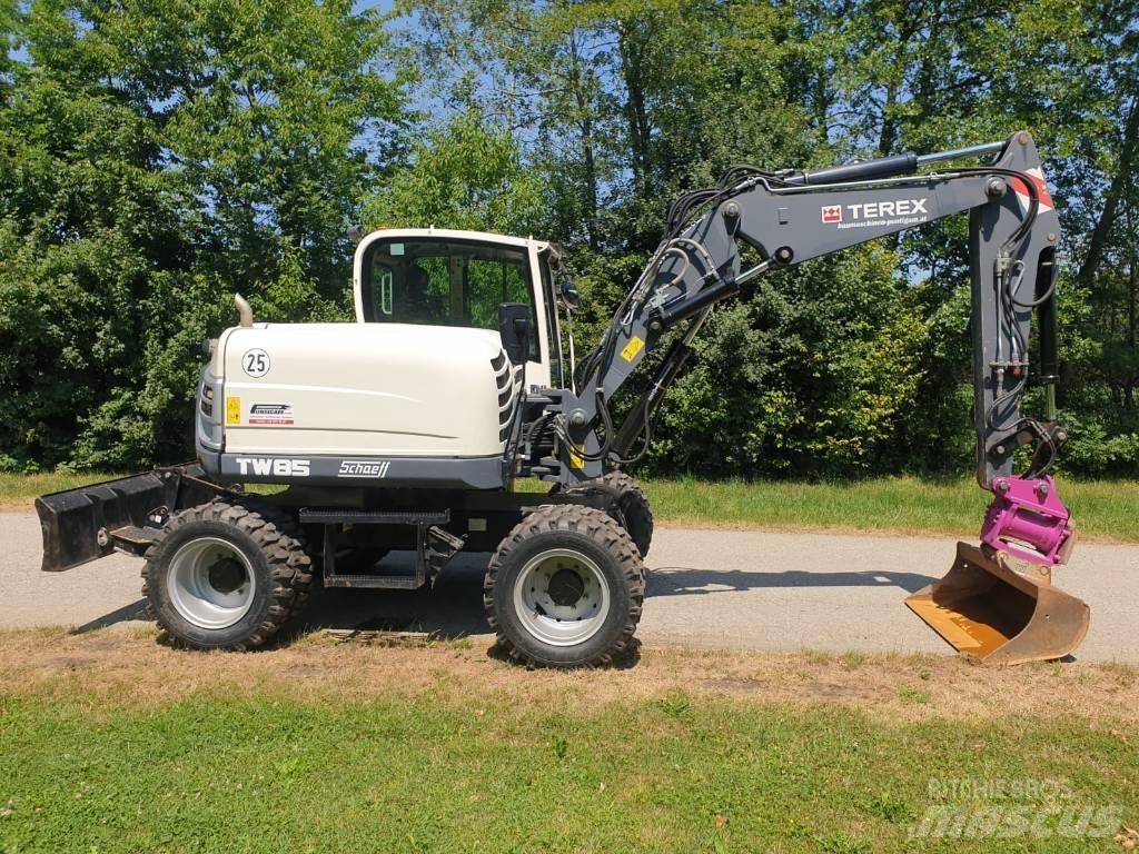 Terex TW 85 Gravemaskiner på hjul