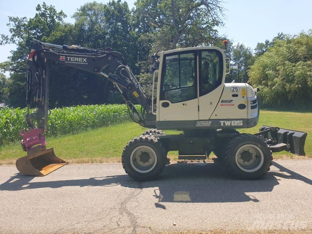 Terex TW 85 Gravemaskiner på hjul