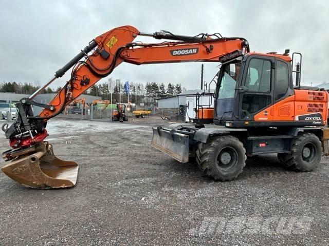 Doosan DX 170 W-5 Gravemaskiner på hjul