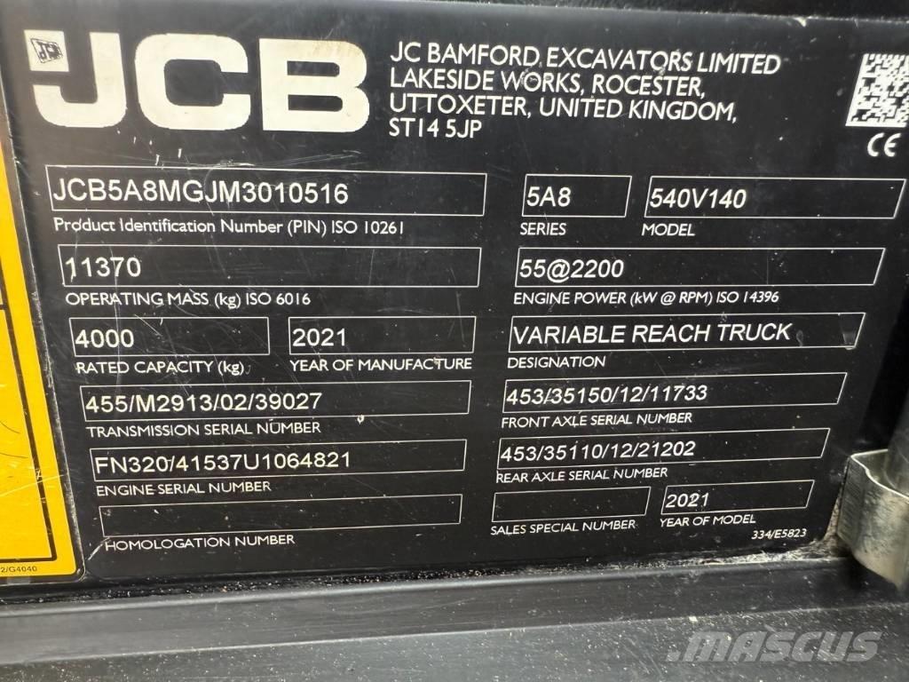 JCB 540-140 Teleskoplæssere