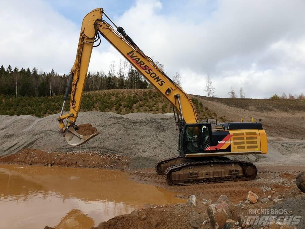 CAT 349 EL Gravemaskiner med lang gravebom
