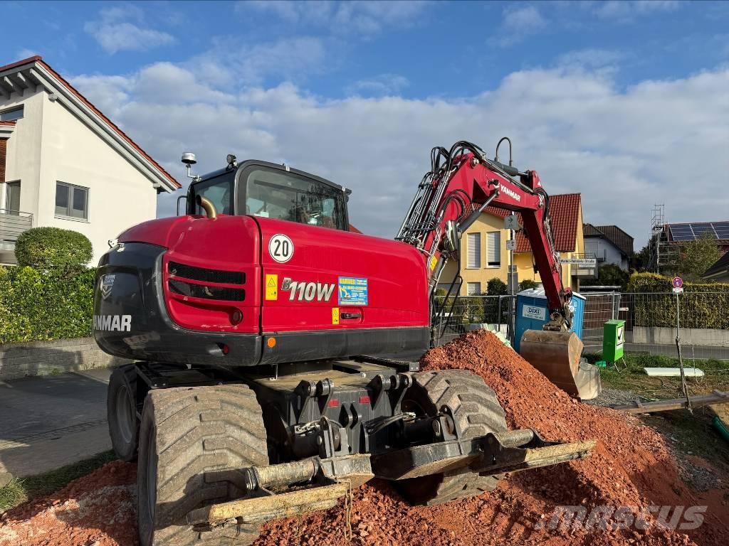 Yanmar B 110 W Gravemaskiner på hjul