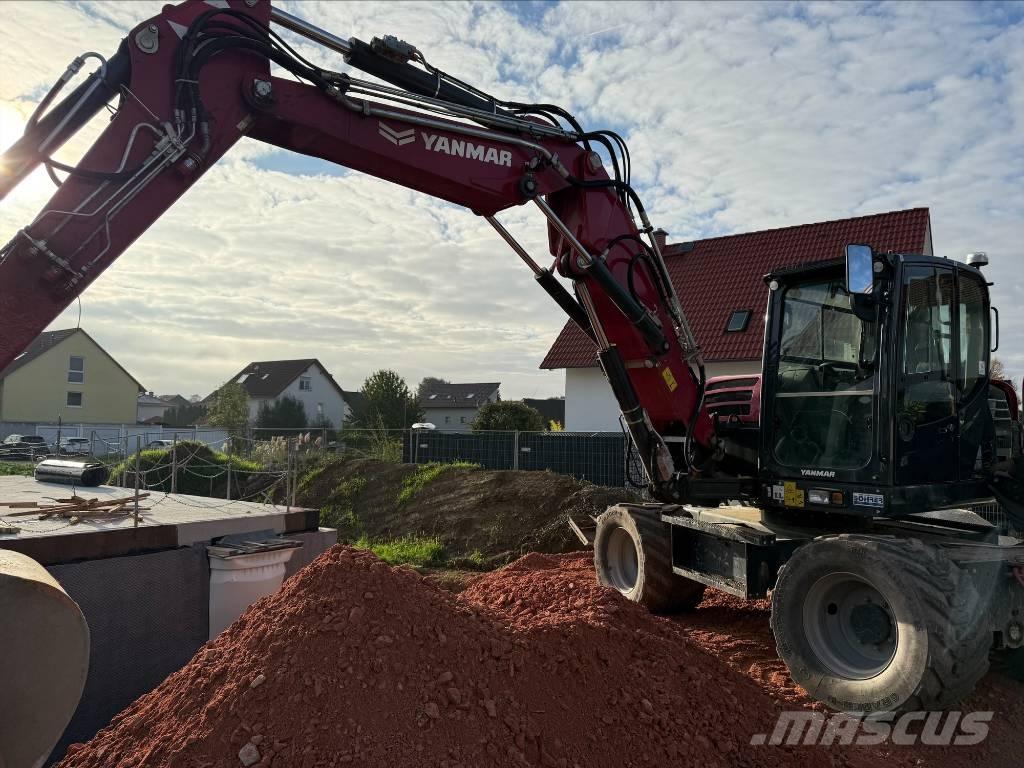 Yanmar B 110 W Gravemaskiner på hjul