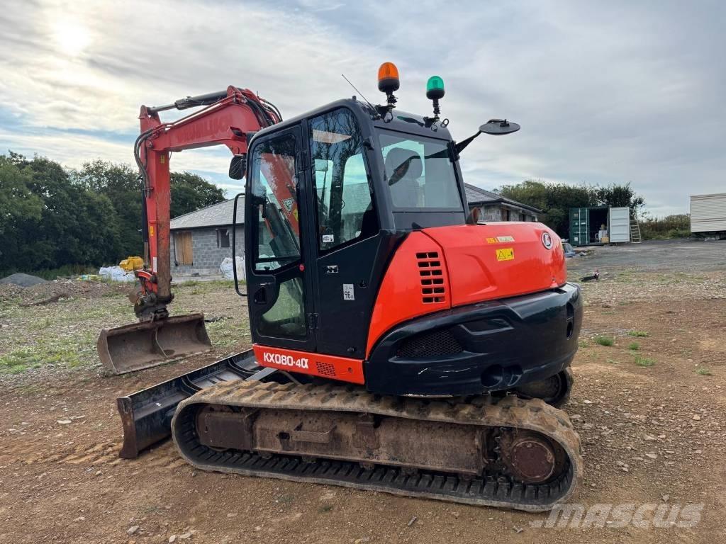 Kubota KX 080-4 Midi-gravemaskiner 7t - 12t